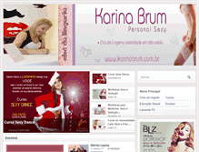Tablet Screenshot of karinabrum.com.br
